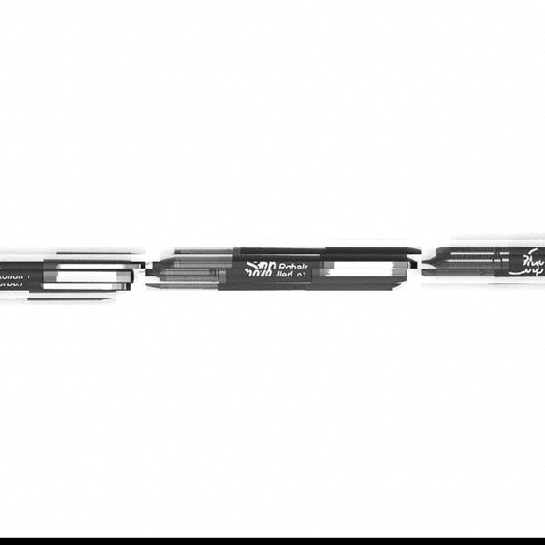 Roller Ball Pen: 0.7 mm Tip, Black Ink